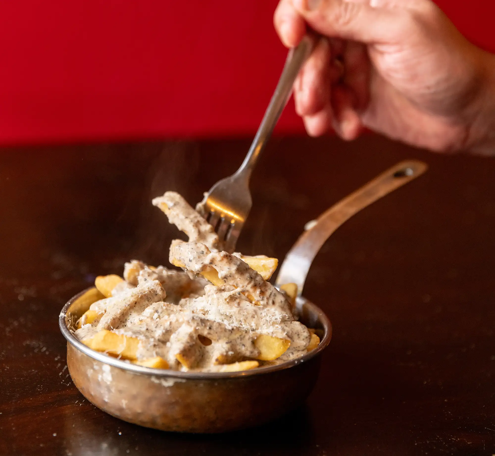 Frites à la truffe noire